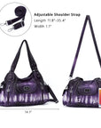 Adjustable Strap Printed Hobo Shoulder bag
