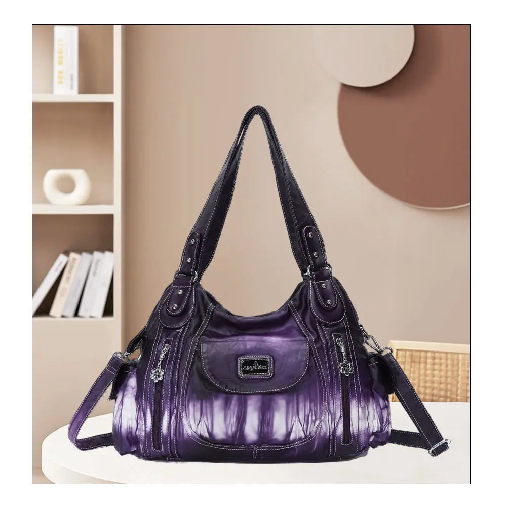 Adjustable Strap Printed Hobo Shoulder bag
