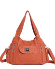 Women  handbag with High Quality Washed PU and Multi-pack-Angelkiss Bag