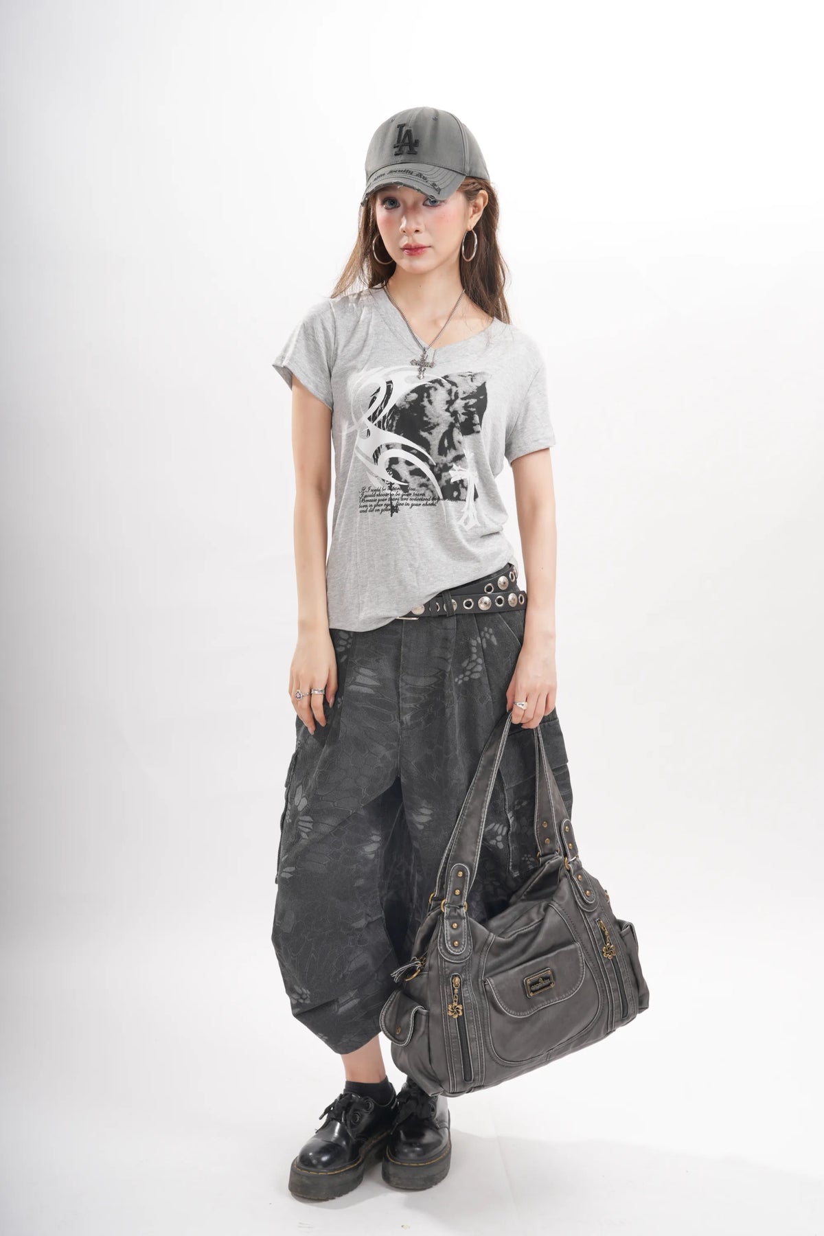 Vegan Leather Shoulder Hobo Purse with Multi-Pocket