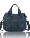 Soft PU Multi-Pocket Satchel Crossbody Bag