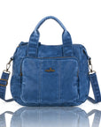 Soft PU Multi-Pocket Satchel Crossbody Bag