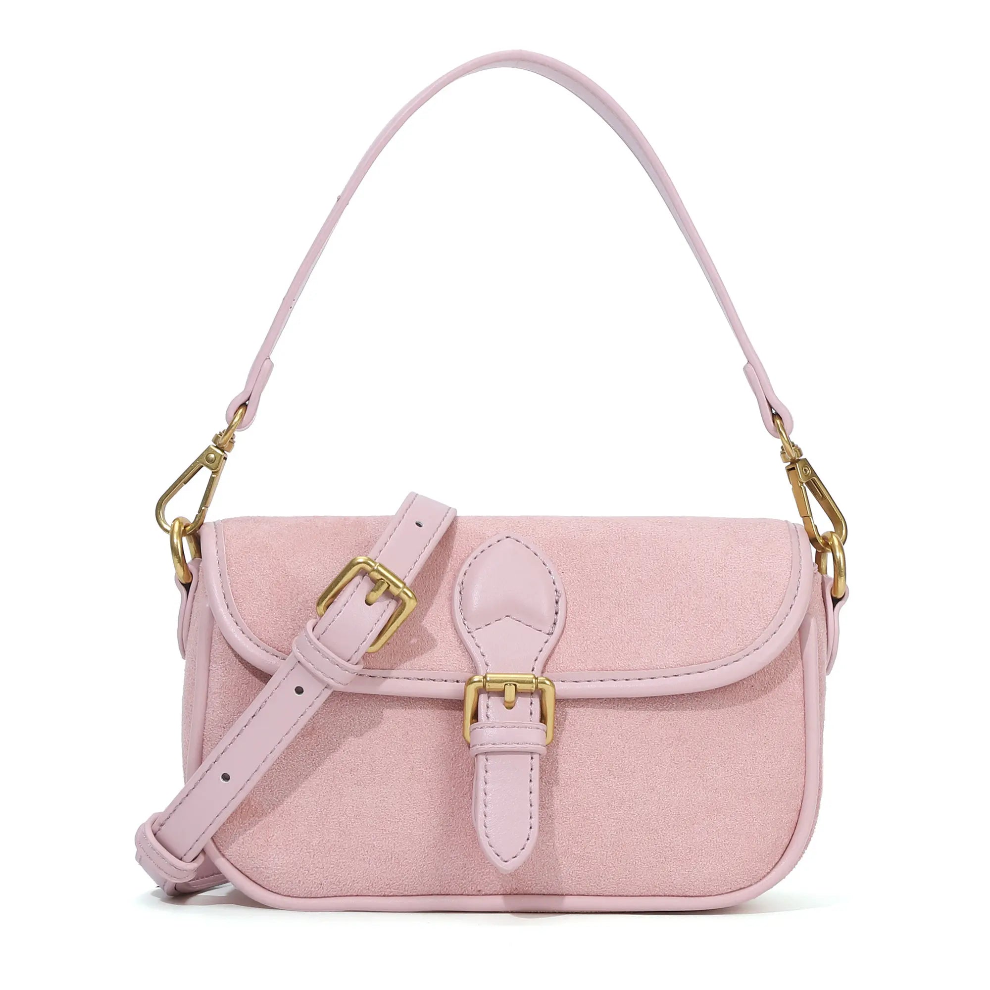 Mini Suede Convertible Shoulder Bag