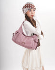 Vintage Moto Crescent Shoulder Bag