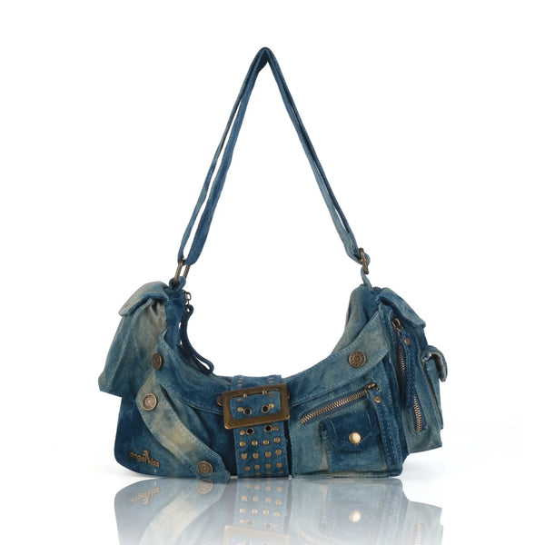 Small Western Denim Shoulder Bag