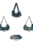 Small Western Denim Shoulder Bag