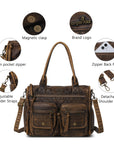 Multi-Pocket Everyday Shoulder Bag