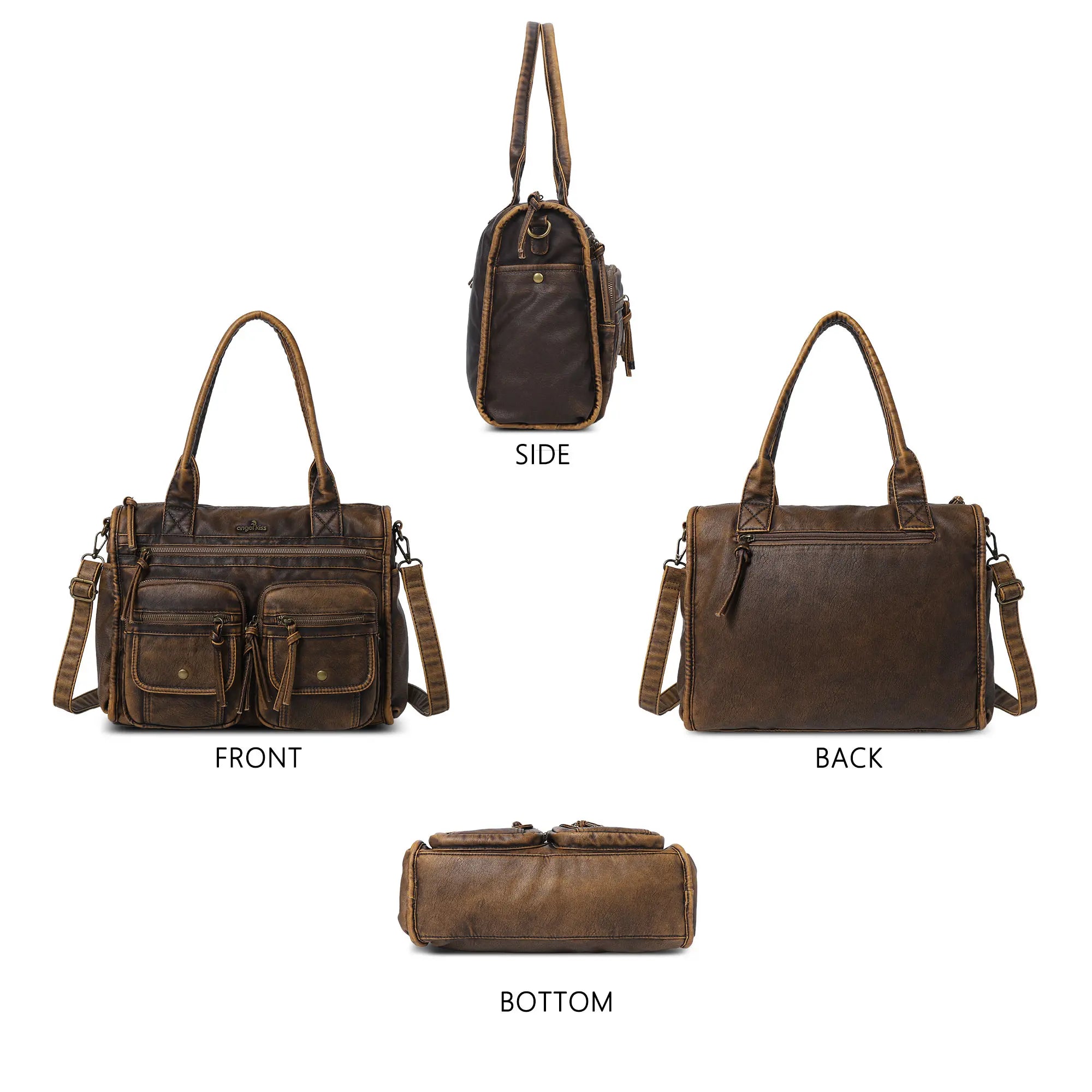 Multi-Pocket Everyday Shoulder Bag