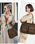 Multi-Pocket Everyday Shoulder Bag