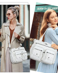 Multi-Pocket Everyday Shoulder Bag