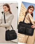 Multi-Pocket Everyday Shoulder Bag