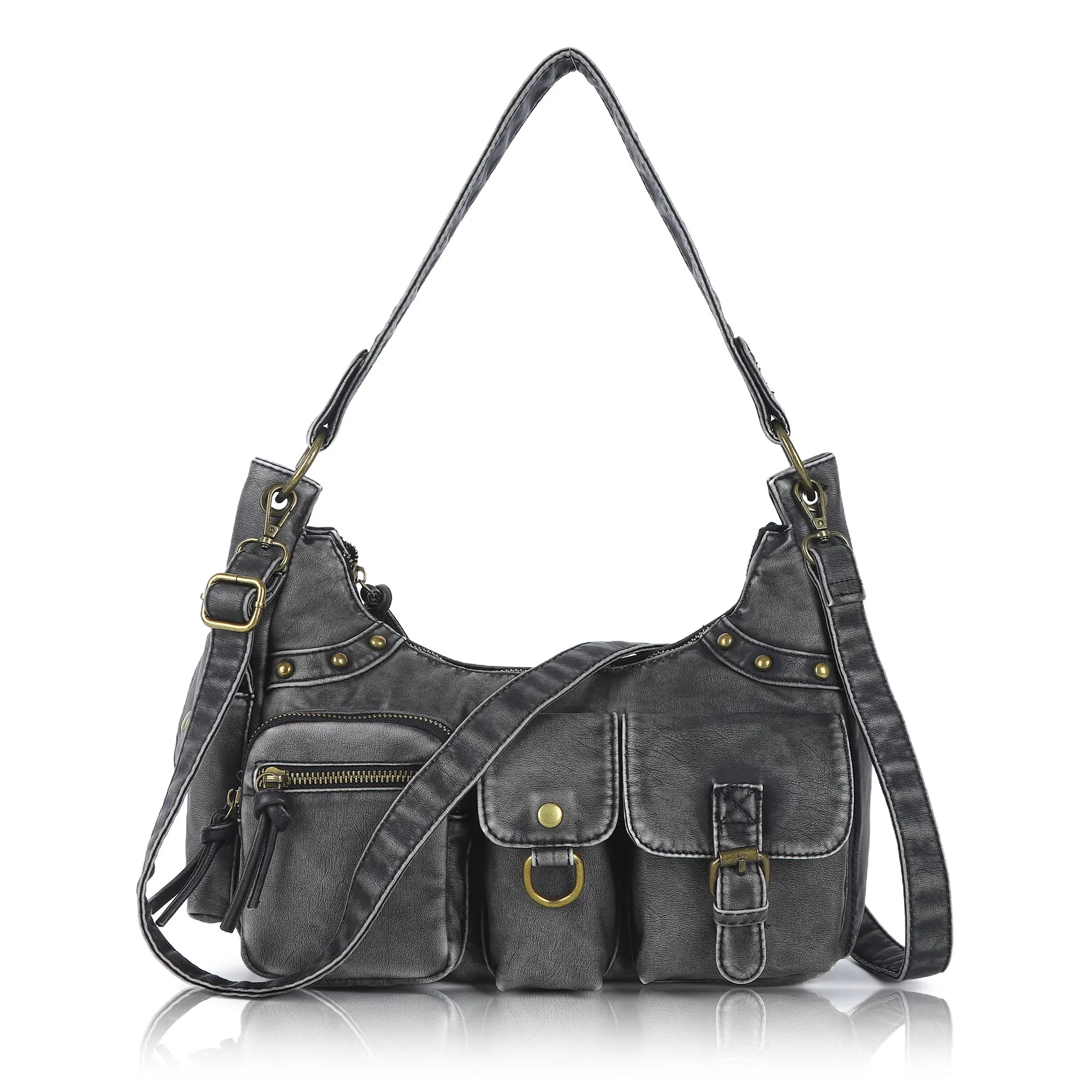 Small Multi-Pocket Shoulder &amp; Crossbody Bag