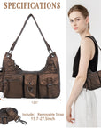 Small Multi-Pocket Shoulder & Crossbody Bag