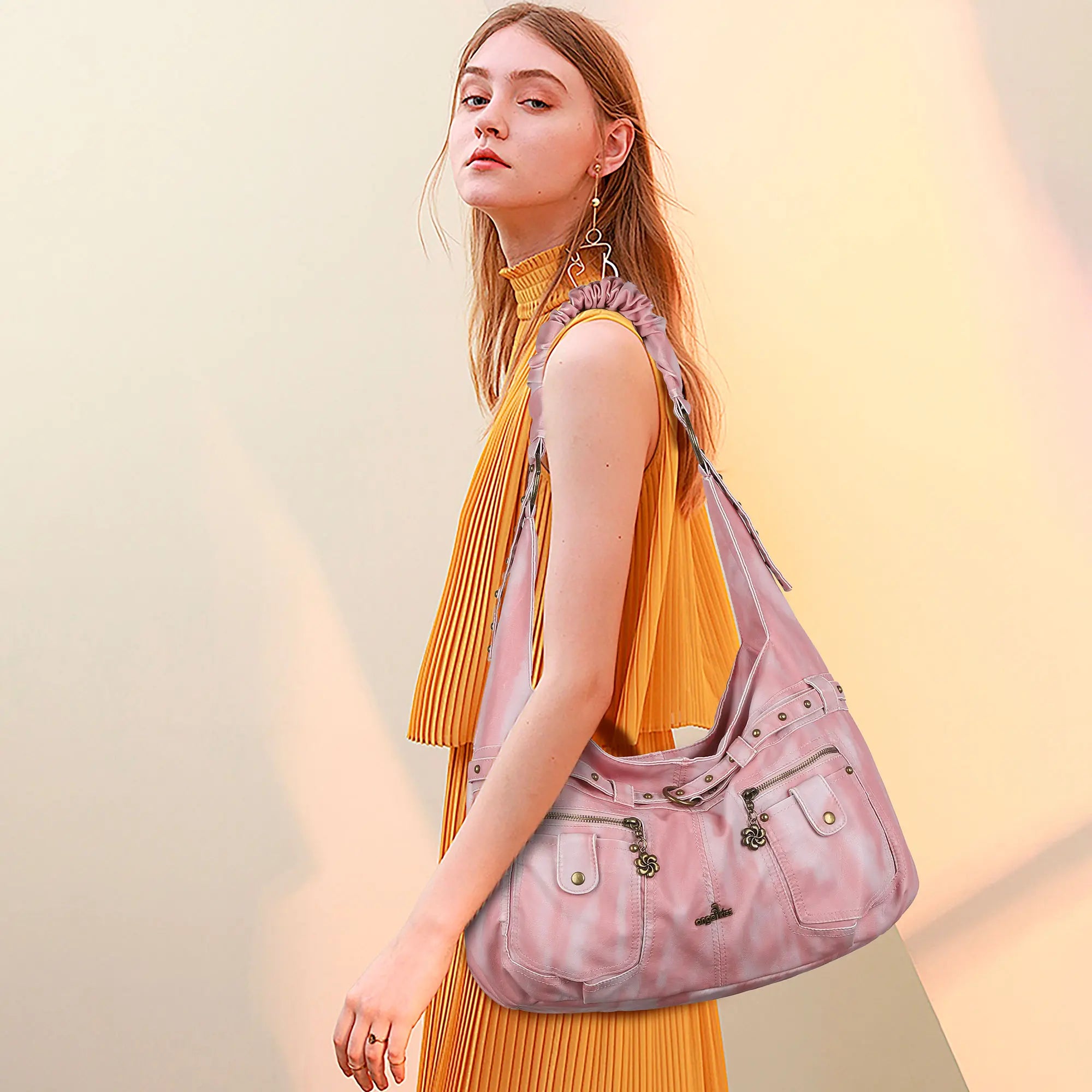 Large Y2K Cargo Hobo Shoulder &amp; Crossbody Bag