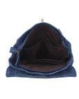 Multi-Pocket Denim Convertible Backpack Purse
