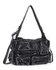 Cargo Denim Shoulder Bag for Women – Multi Pocket Crossbody Jean