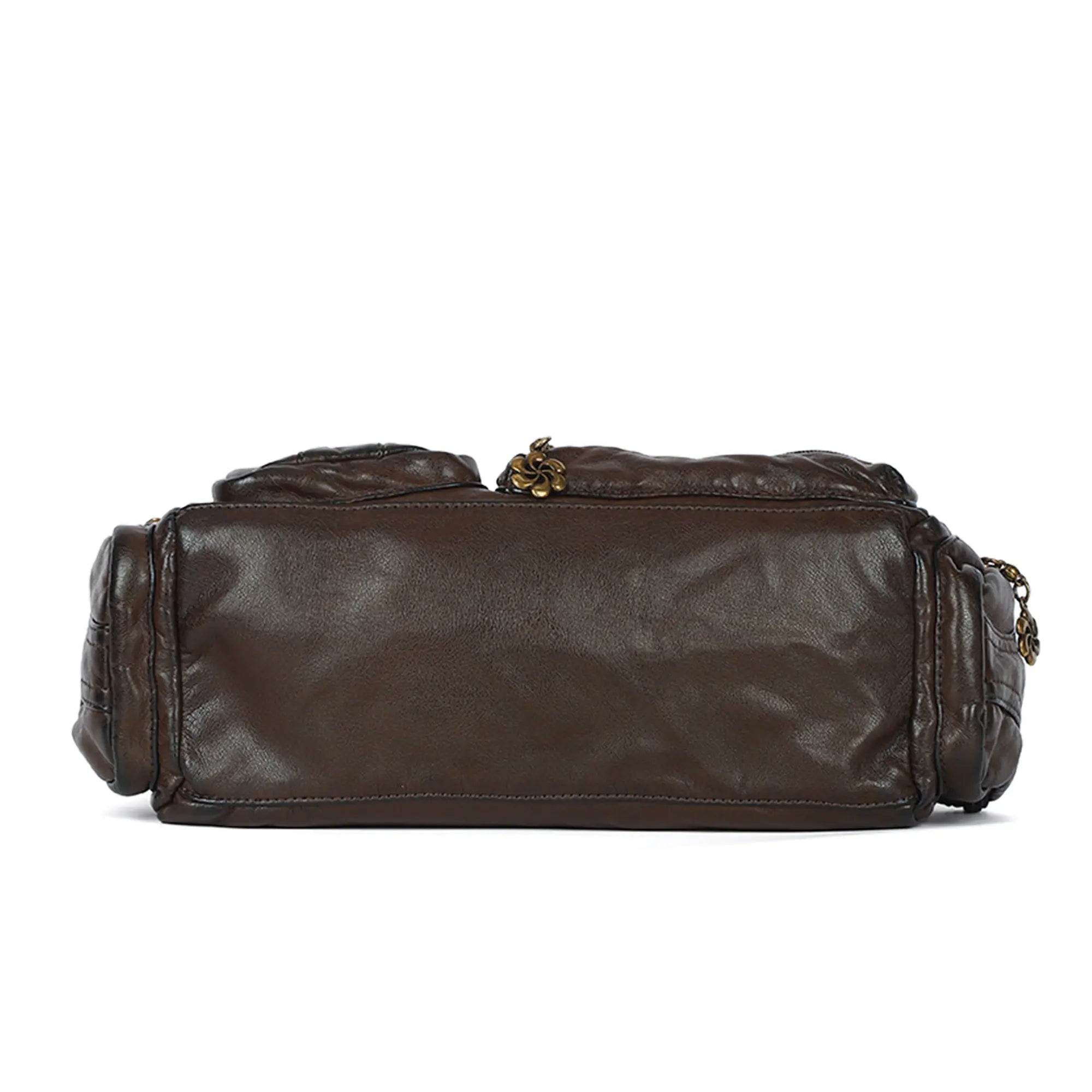 Y2K Multi-Pocket Cargo Satchel Bag for Shoulder or Crossbody Carry