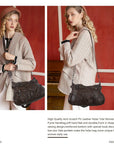 Multiple Zipper Crossbody Grunge Retro Bag