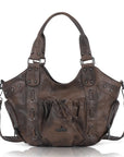 Drawstring Detail Shoulder Bag – Casual Convertible Crossbody