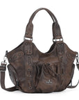 Drawstring Detail Shoulder Bag – Casual Convertible Crossbody