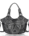Drawstring Detail Shoulder Bag – Casual Convertible Crossbody