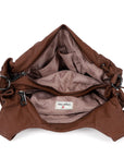 Slouchy Hobo Shoulder Bag for Women – Washed Faux Leather Crossbody Purse