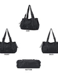 Slouchy Hobo Tote Bag & Convertible Daily Traveler Bag