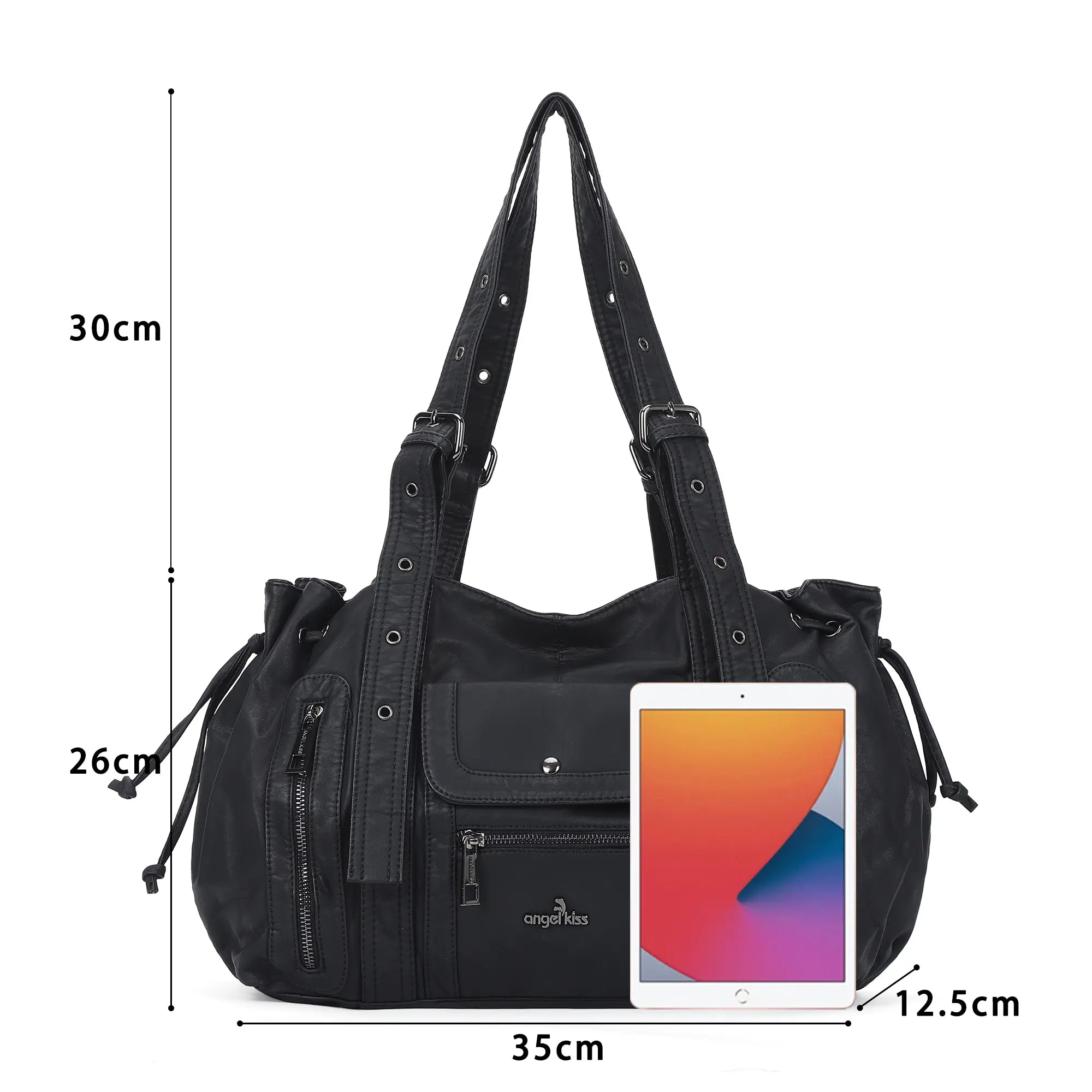 Slouchy Hobo Tote Bag &amp; Convertible Daily Traveler Bag