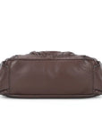 Distressed Western Boho Satchel | Washed Vegan Leather Crossbody