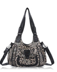 Large Multi Pocket Hobo Purse for Women with Adjustable Strap