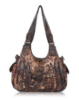 Large Multi Pocket Hobo Purse for Women with Adjustable Strap
