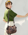 Large Multi Pocket Hobo Purse for Women with Adjustable Strap