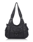 Large Multi Pocket Hobo Purse for Women with Adjustable Strap