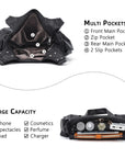 Large Multi Pocket Hobo Purse for Women with Adjustable Strap