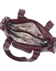 Vintage Washed Slouchy Hobo - Studded Multi-Pocket Crossbody