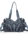 Y2K Vintage Moto Multi-Pocket Shoulder Bag – Slouchy Everyday Purse