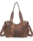 Y2K Vintage Moto Multi-Pocket Shoulder Bag – Slouchy Everyday Purse
