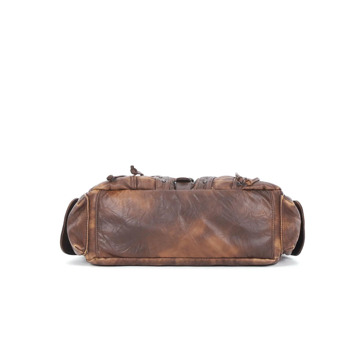Y2K Vintage Moto Multi-Pocket Shoulder Bag – Slouchy Everyday Purse
