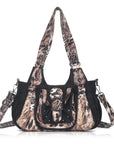 Vintage Utility Organizer Shoulder Bag