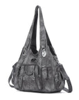 Leopard & Tie-Dye Hobo Shoulder Bag