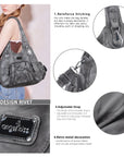 Leopard & Tie-Dye Hobo Shoulder Bag