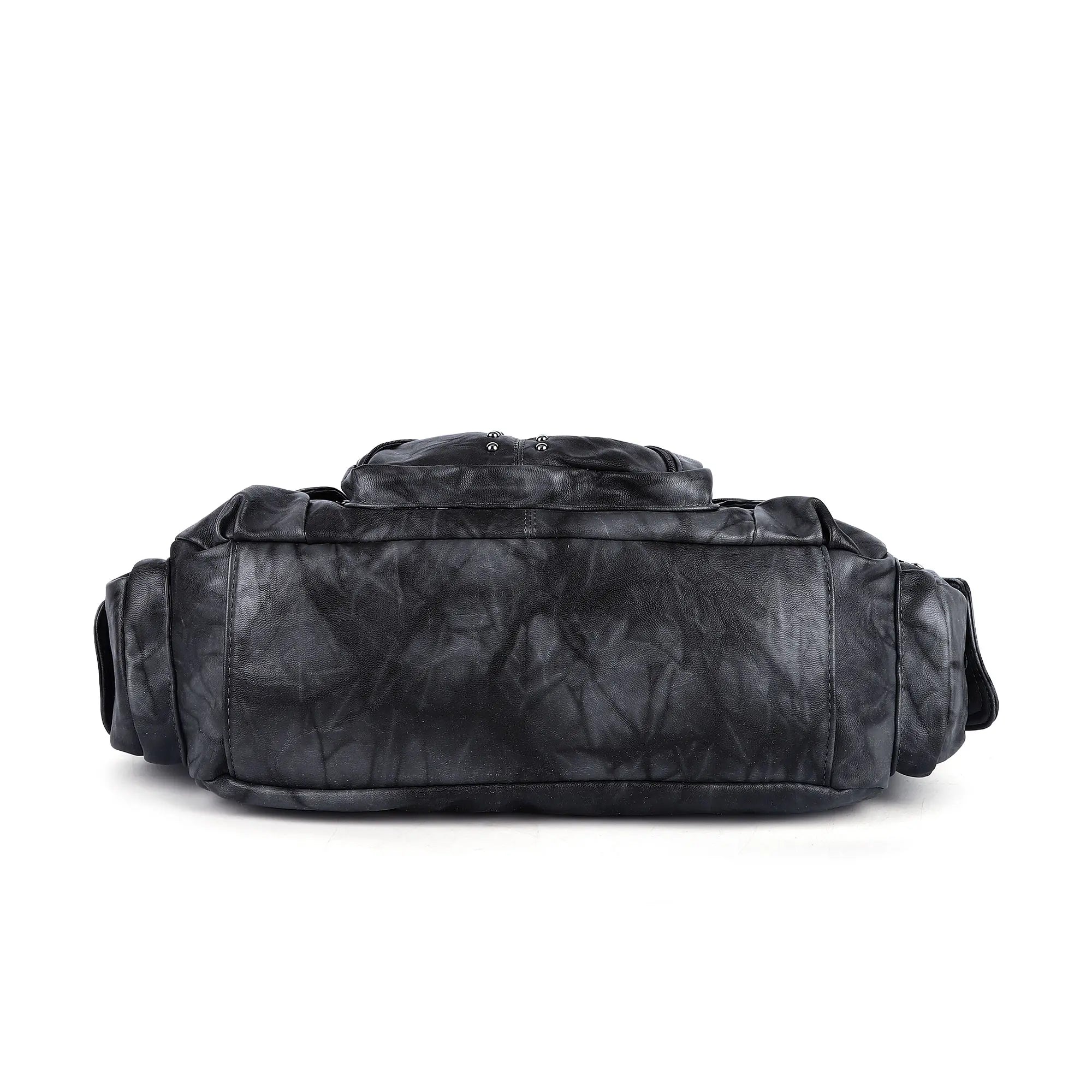 Leopard &amp; Tie-Dye Hobo Shoulder Bag