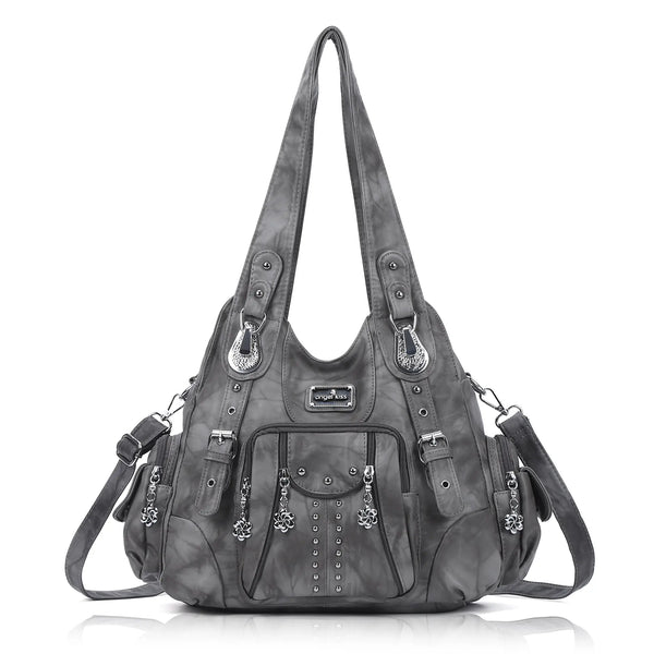 Leopard & Tie-Dye Hobo Shoulder Bag