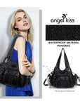 Studded Utility Carryall Shoulder Bag