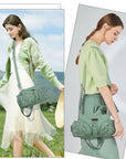 Small Everyday Shoulder Purse with Front Zip Pockets