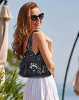 Purse With Silver Hardware 90s Style Crossbody Bag For Women