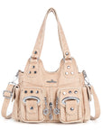 Purse With Silver Hardware 90s Style Crossbody Bag For Women