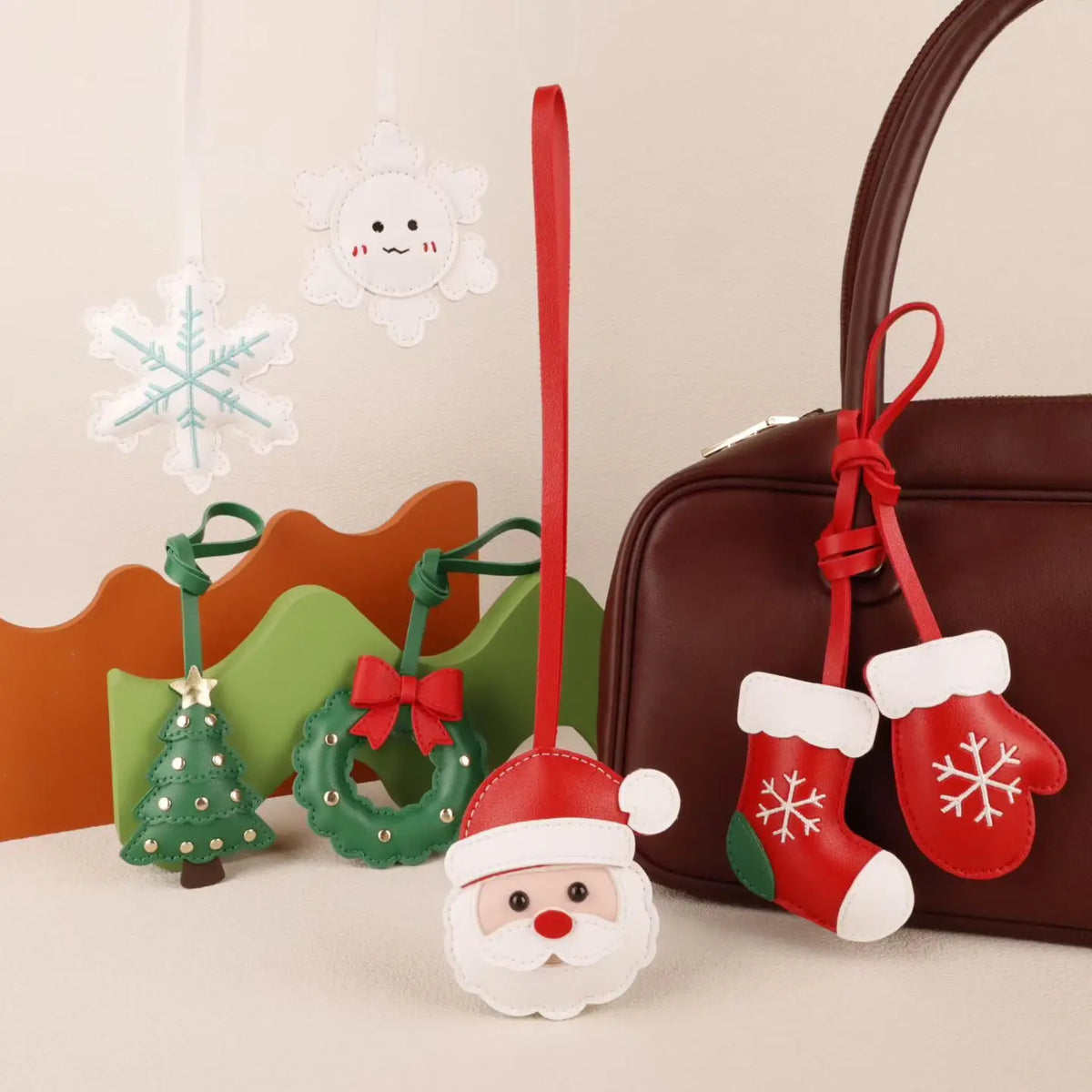 Christmas Purse Charms – Santa, Candy Canes &amp; Holiday Cheer