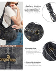 Large Y2K Cargo Hobo Shoulder & Crossbody Bag